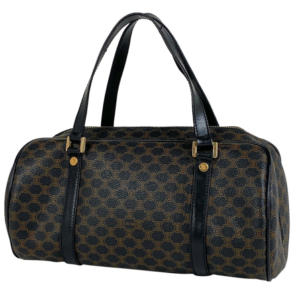 Celine Macadam Pattern Mini All Over Canvas Handb… - image 1